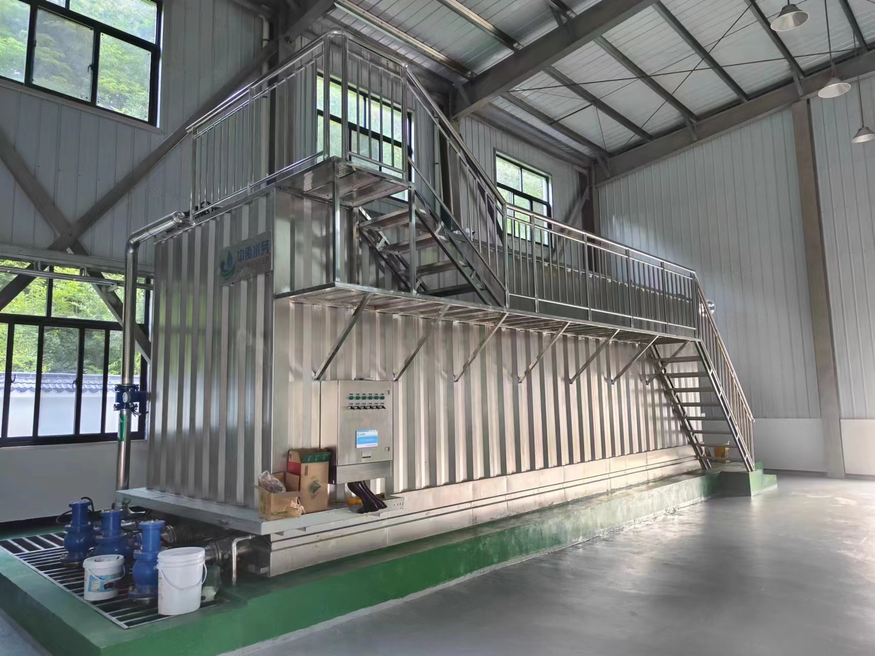 陕西汉中茅坪镇水厂（制水量1000T/D）